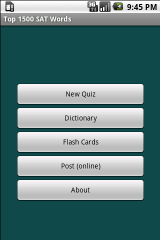 Top 1500 GRE/SAT Vocab Quiz Android Reference