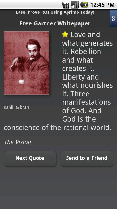 Kahlil Gibran Quotes Android Reference