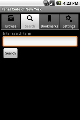 New York Penal Code Android Reference