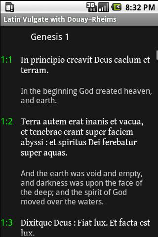 Bible: Latin Vulgate + DRC Android Reference