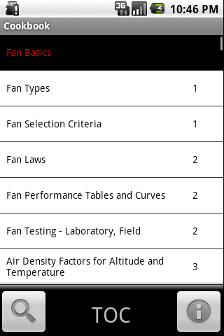 Engineering Cookbook Android Reference