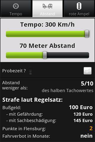 Bußgeldrechner Android Reference