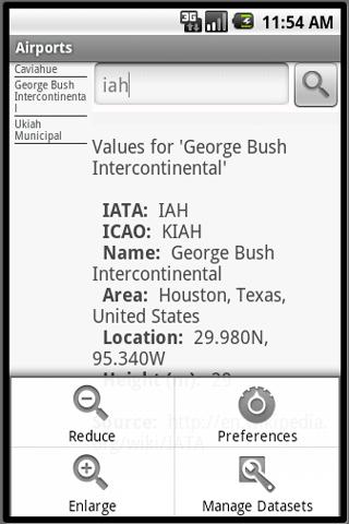 Airports Android Reference