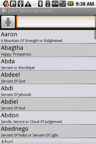 BKS Bible Names Glossary Android Reference