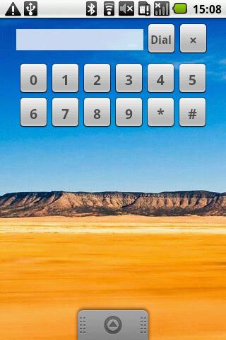 Speed Dial Widget Horizontal