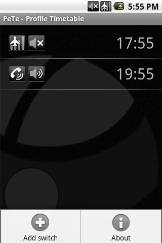 PeTe – Profile Timetable Android Productivity