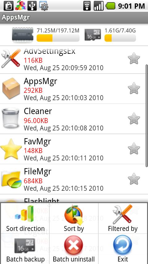 AppsMgr for Mobile Manager Android Productivity