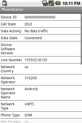 Phone Status Android Productivity