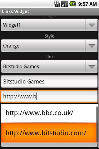 Links Widget Android Productivity