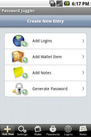 Password Juggler Android Productivity