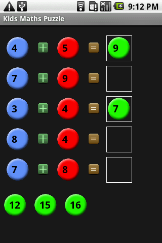 Kids Maths Puzzle Android Productivity