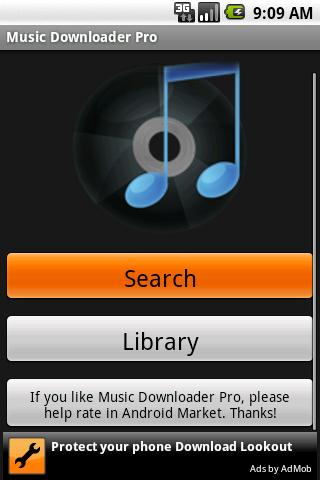 Music Downloader Pro Android Productivity