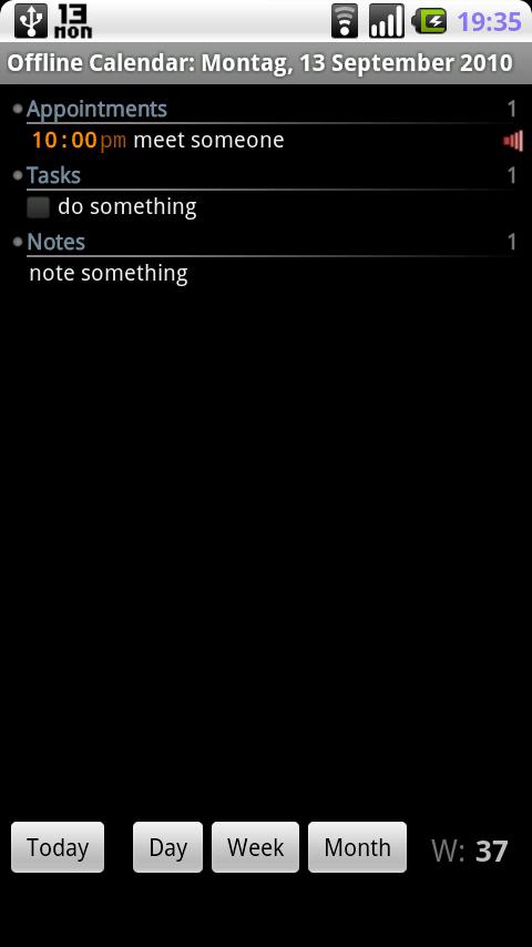 Offline Calendar Android Productivity
