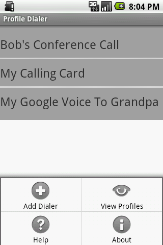 Profile Dialer Android Productivity