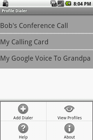 Profile Dialer