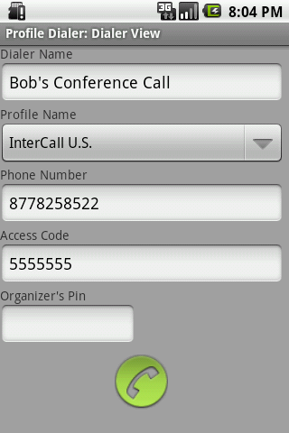 Profile Dialer Android Productivity