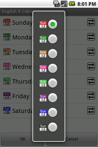 English 8 Colors Android Productivity
