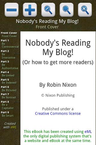 Nobody’s Reading My Blog eBook Android Productivity