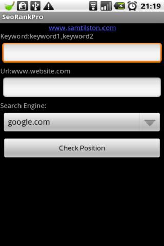 SEO Rank Pro Android Productivity