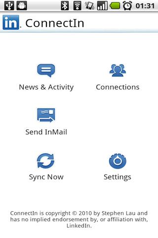 ConnectIn Android Productivity