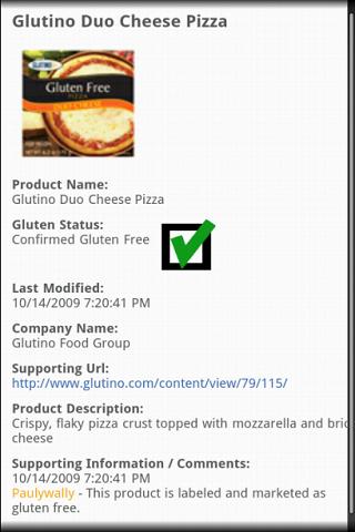 Gluten-free Scanner Android Health