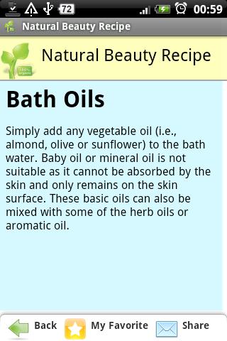 Natural Beauty Recipe Android Health