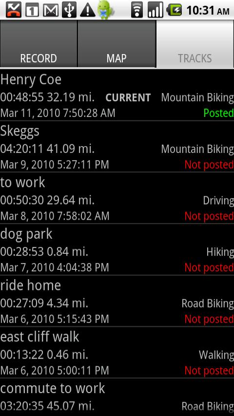 Trailguru Android Health