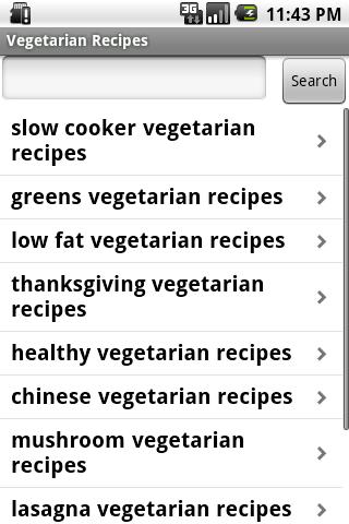 Vegetarian Recipes