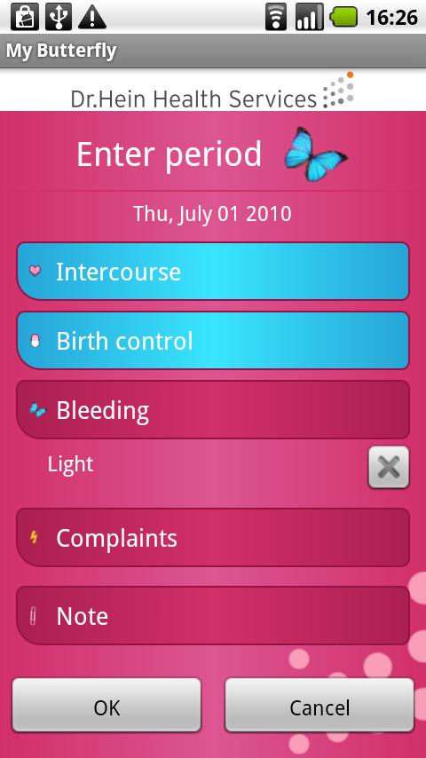 Menstruation Calendar Android Health