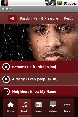 Trey Songz Android Media & Video