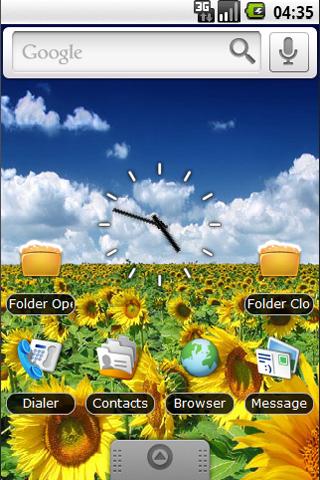 Sunflower Theme Android Multimedia