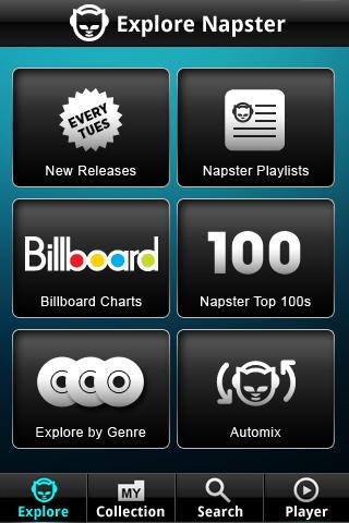 Napster Android Multimedia