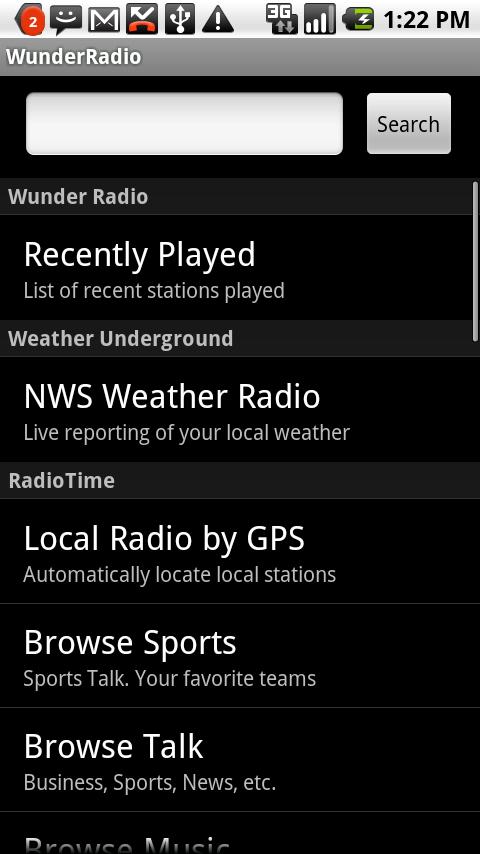 Wunder Radio Android Multimedia
