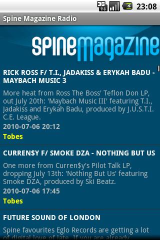 Spine Magazine Radio Android Multimedia