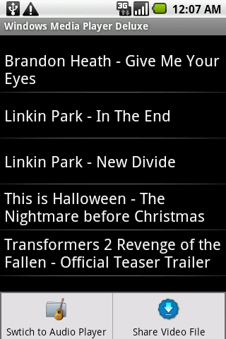 Windows Media Player Deluxe Android Multimedia