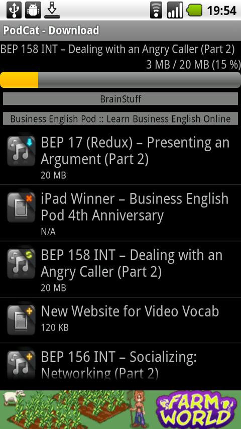 PodCat Android Multimedia