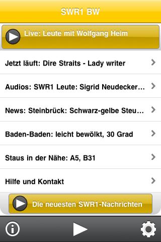 SWR1 Baden-Württemberg Radio Android Multimedia