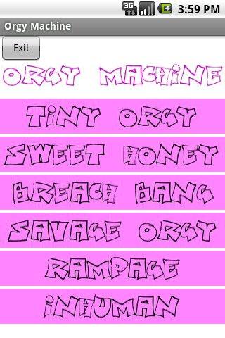 Orgy Machine