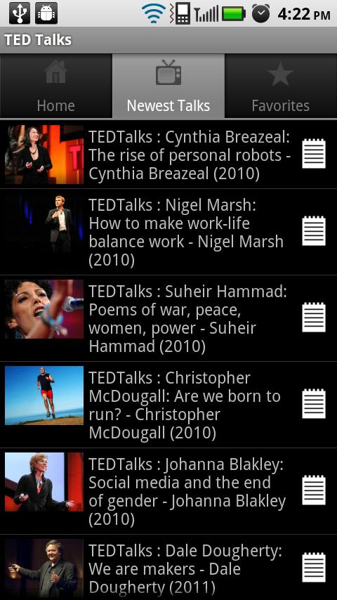 TED Talks Android Media & Video