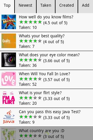 Mobile Quizzes