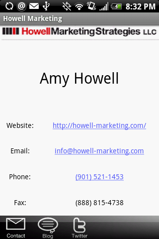 Howell Marketing Strategies Android Social