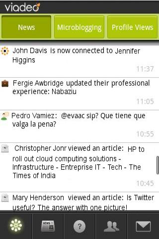 Viadeo Android Social