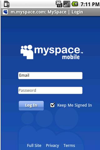 Myspace Pro Android Social