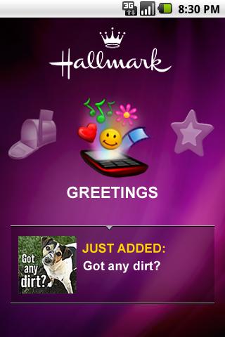Hallmark Mobile Greetings Android Social