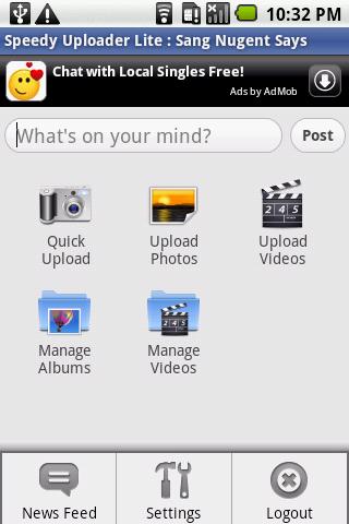 Speedy Uploader Lite! Android Social