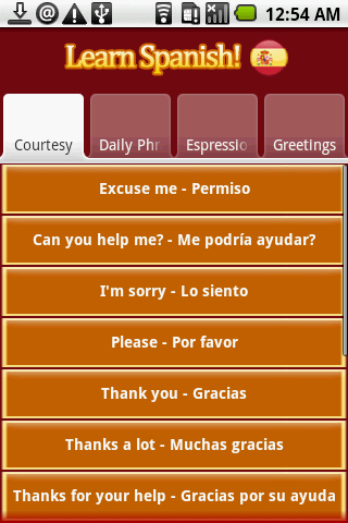 Learn Spanish – Lite Android Social