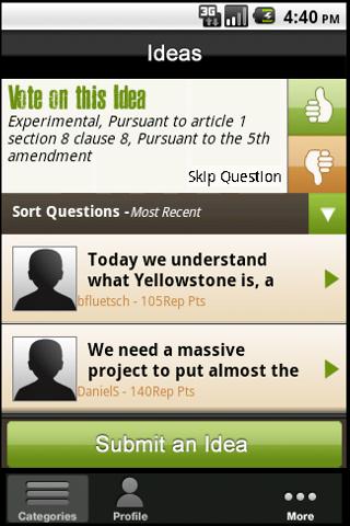 America Speaking Out! Android Social