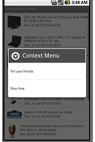 Dealnews Rss Reader Android Shopping