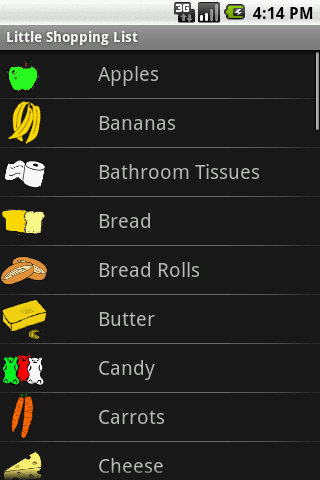 Little Shopping List Android Shopping