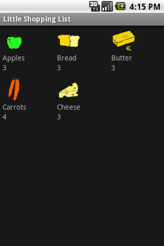 Little Shopping List Android Shopping